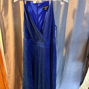 Betsy & Adam Teal Maxi Dress